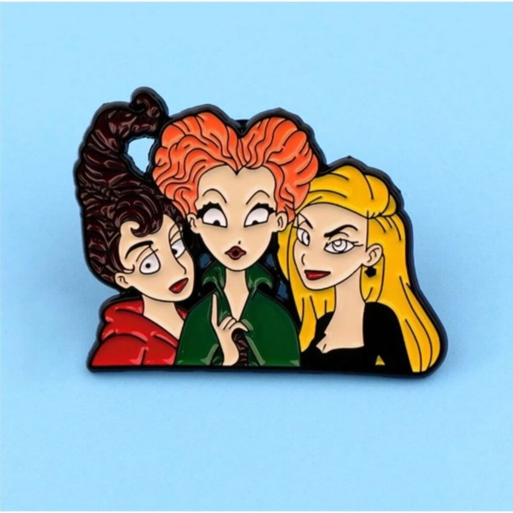 DISNEY Hocus Pocus “Sanderson Sisters” Enamel Trading Pin (NEW & SO CUTE!)